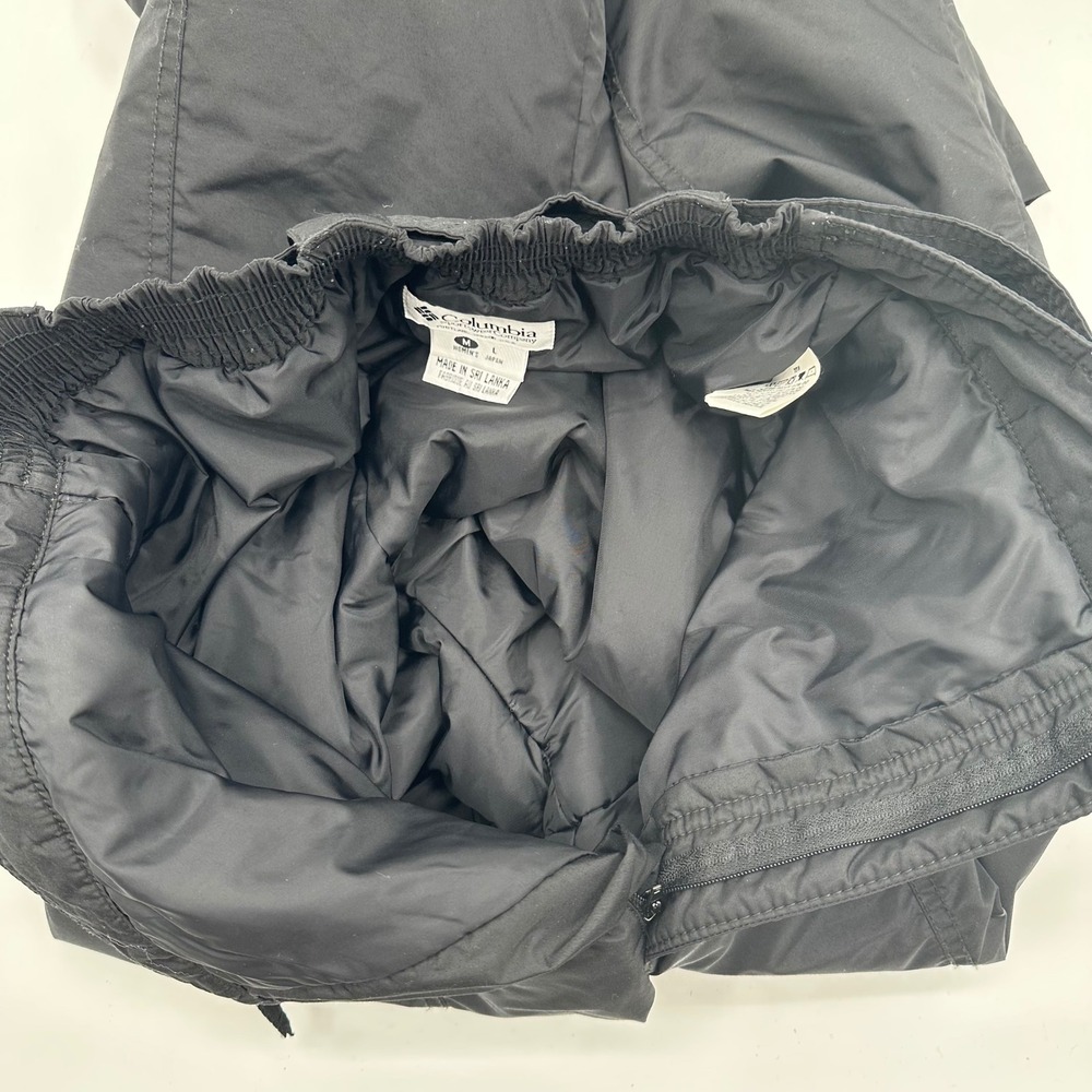 Columbia Sportswear Womens Medium M Black Insulated Snow Pants Ski Snowboard SL - Picture 8 of 13